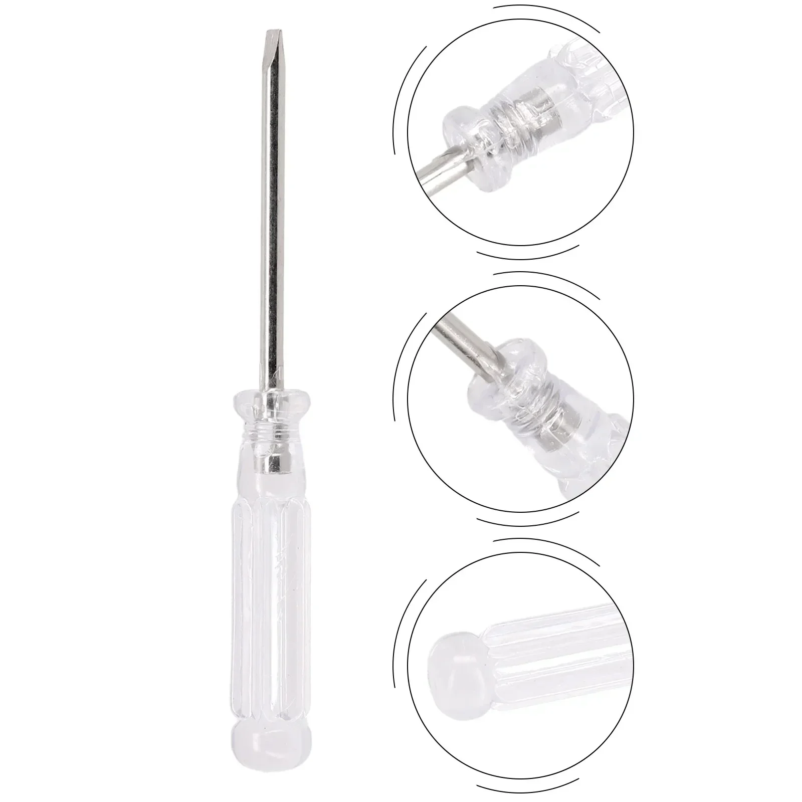 1 Pcs Screwdrivers Hand Tools Slotted Screwdriver 95mm / 3.74Inch Suitable For Disassemble Toys And Small Items