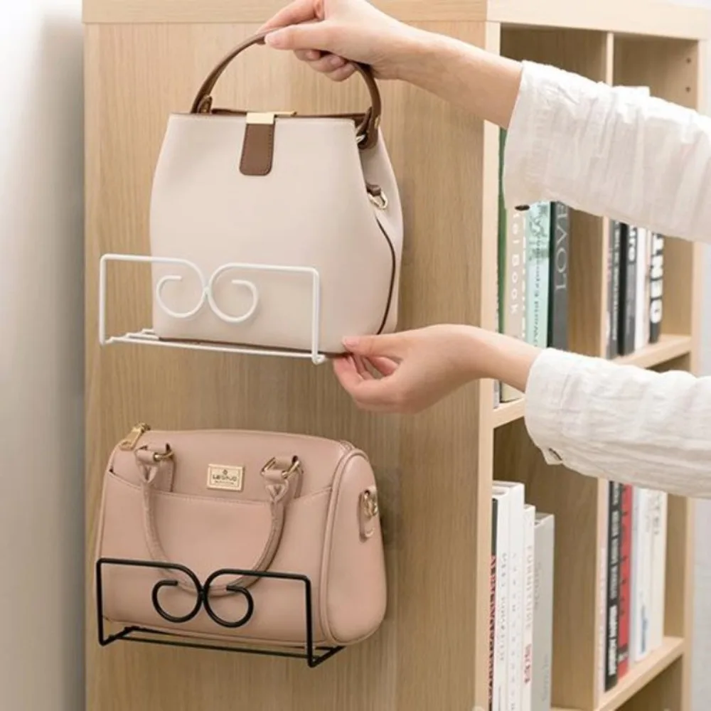 Display Handbag Organizer Stand New Useful Metal Bags Shelf Bedroom Closet Storage Bag Storage Hanging Rack