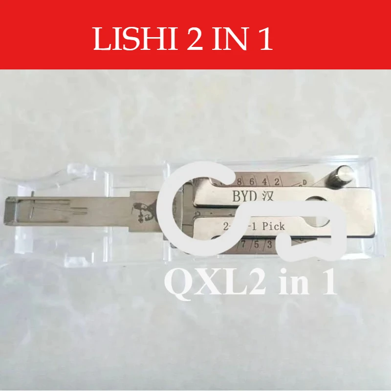 

1PCS Lishi Byd 2-in-1 Auto Door Lock Pick & Decoder Locksmith Tool Pick for Renault Locksmith Ganzua Picking Tool Ganzua Car