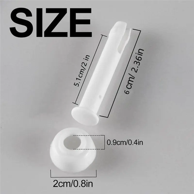 【New User-Coupon!】Plastic Pool Joint Pins & Rubber Seals For Above Ground Round Frame Swimming Pool Parts 28270-28273(2.36