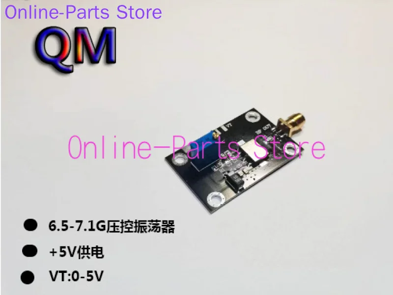 Imagem -02 - Voltagem Controlada Oscilador rf Vco Módulo de Modulação de Frequência Linear Banda Larga 7ghz Dot Frequency 6.57.1g rf