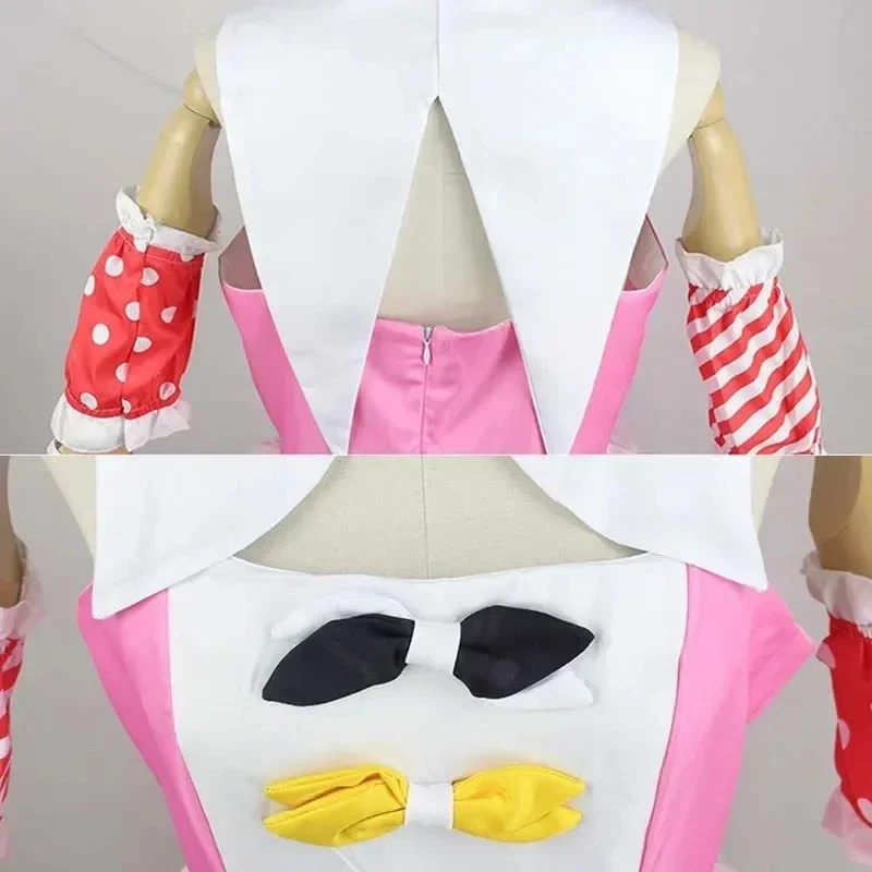 أزياء Otori Emu التأثيرية الماسكارا Emu Ootori رداء chapeaux chaussets pour Halloween Tenues Comic Con