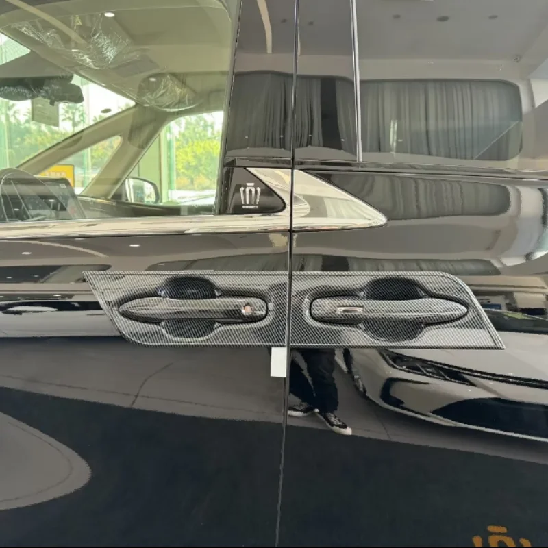 

For Toyota Alphard VELLFIRE 2024 ABS Chrome Door Handle Bowl Protector Exterior Accessories