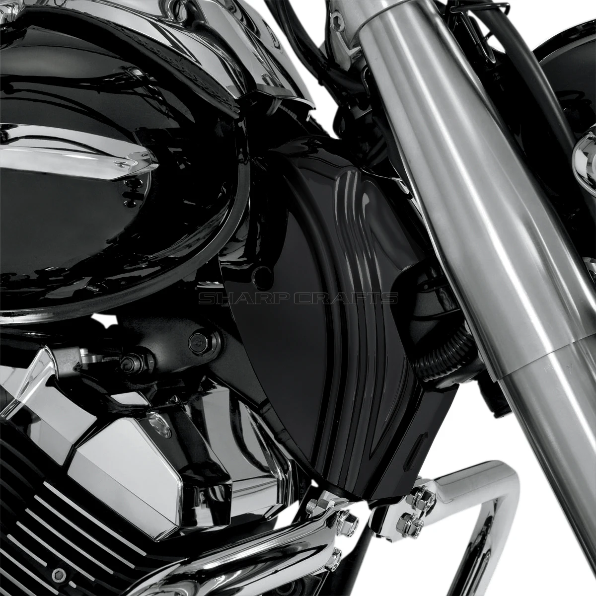 دراجة نارية الإطار الجانب كفاف الحرس القلنسوة الرقبة غطاء للحماية لياماها V-Star XVS950 2009 - 2015 XVS950CT Tourer 2009 - 2017 #6