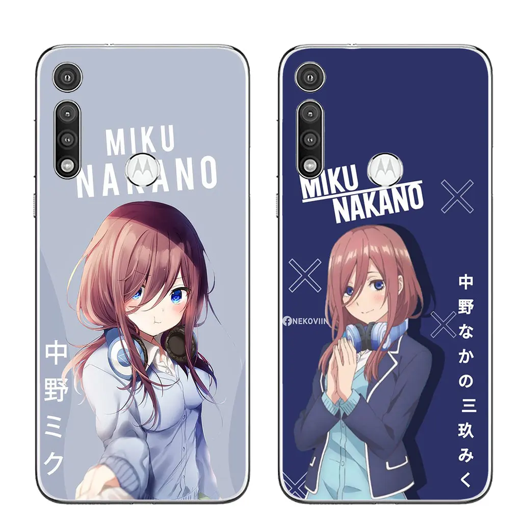 The Quintessential Quintuplets Nakano Miku for Motorola Moto Edge 40 Pro 30 neo 20 One Fusion G200 E22 E40 E30 E22I Phone Case