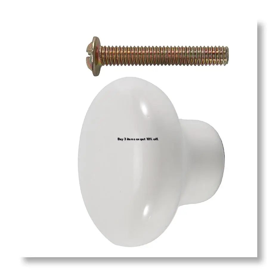 ✼1pcs Ceramic Door Round Handles Kitchen Cabinet Cupboard Wardrobe Pull Knobs white S