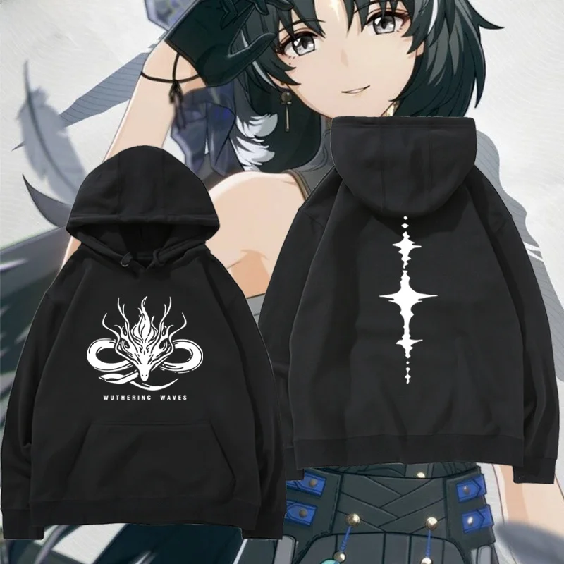 

Minhao Anime Cosplay Hoodie ex Spring Autumn Cotton Polyester Comfortable Long Sve round Ne Print Hoodie Trendy Ja...