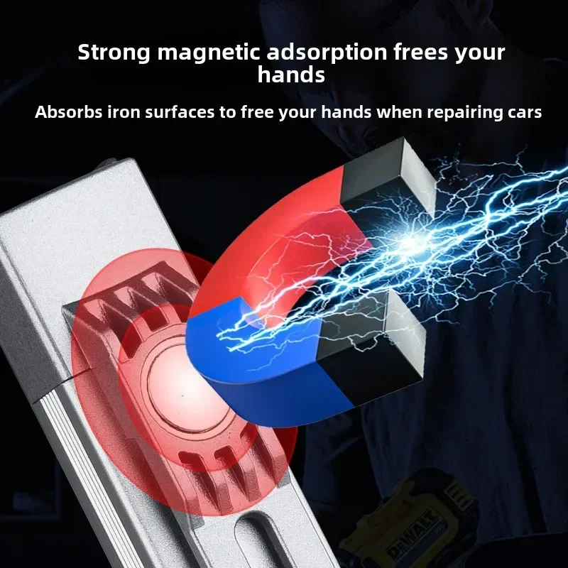 800LM Super Bright LED Keychain Flashligh USB-C Rechargeable,IPX4 Waterproof Mini Torch Light with Magnet,Gift for Men Dad Kids