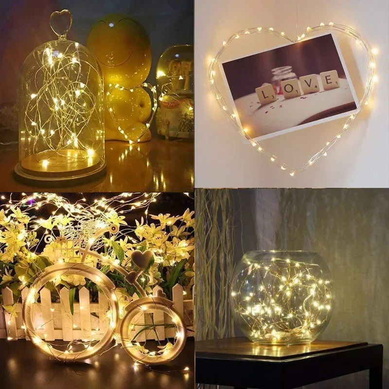 10M String Light Garland Street Fairy Lights Christmas LED Outdoor Decoration For Yard Garden Tree Home Wedding Party Decoration