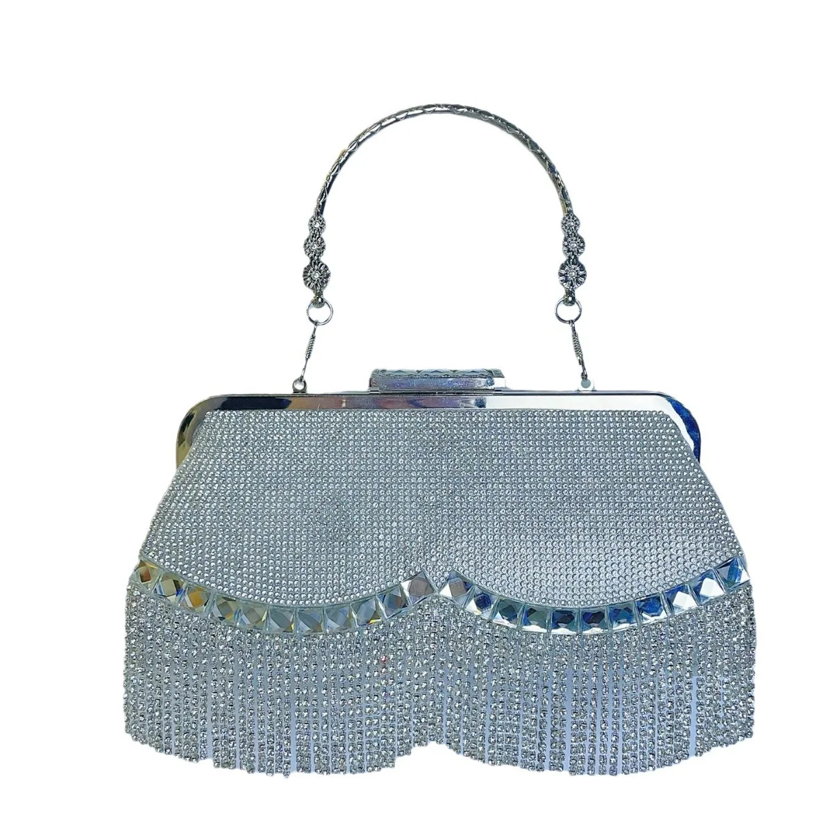 

Shiny Diamond Evening Clutch Women’s Wedding Party Handbag Luxury Bridal Dress Purse Elegant Banquet Bag Fashion Ladies