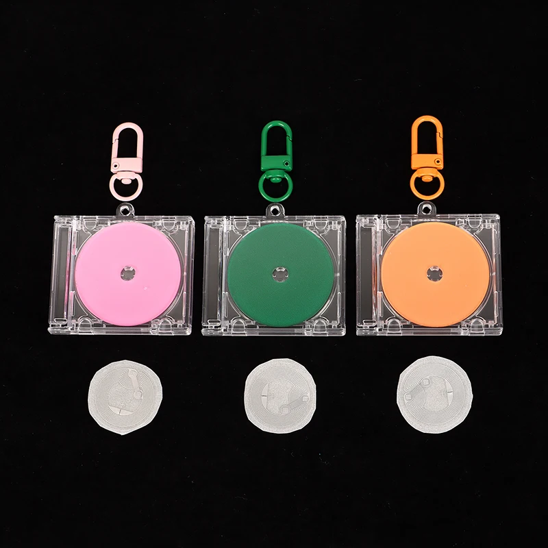 5.3*4.5cm Peripheral Memorial Album Pendant NFC Blank Mini CD Case Pendant DIY Keychain Backpack Charm Gift