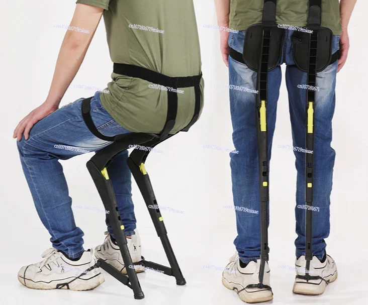 Exoskeleton Wear Seat Wear Sports Chair Fishing Folding Stool Outdoor Portable Travel Multifunctional Seat Stool