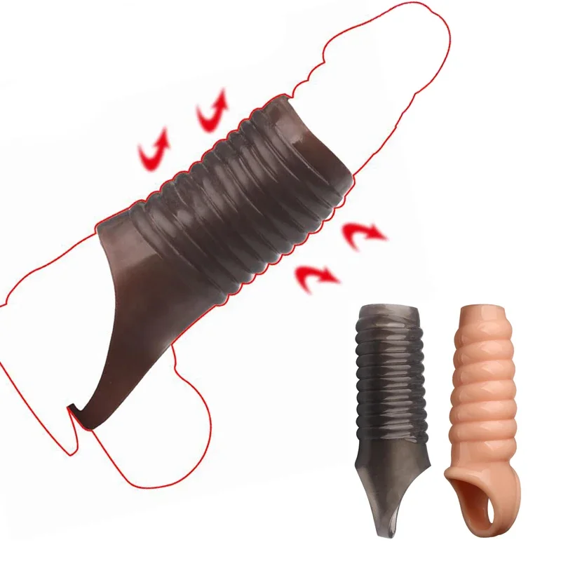 لعبة جنسية الكبار القضيب موسع الرجال الديك القضيب كم منتجات جنسية القضيب توسيع كم الجنس لعب للرجل #2