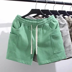 Mann kurze Hosen Shorts für Männer mit koreanischen Stil Cortos Neu in Hose 2024 Essential Summer Fashion Ice No Logo 90er Jahre Hot Deals XL