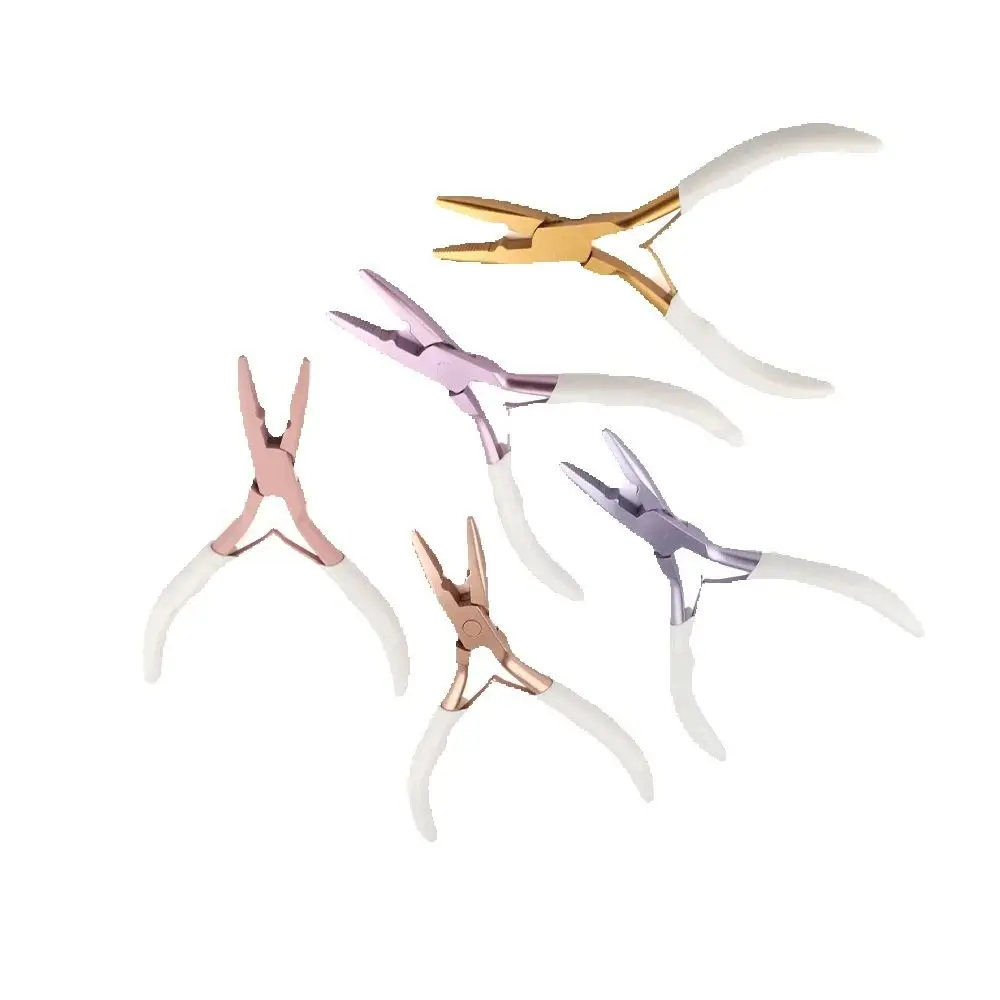 

ARLANY Hair Extension Pliers for Micro Beads with Anti-slip Handle Hair Tinsel Sew in Weft Applications and Keratin Removal