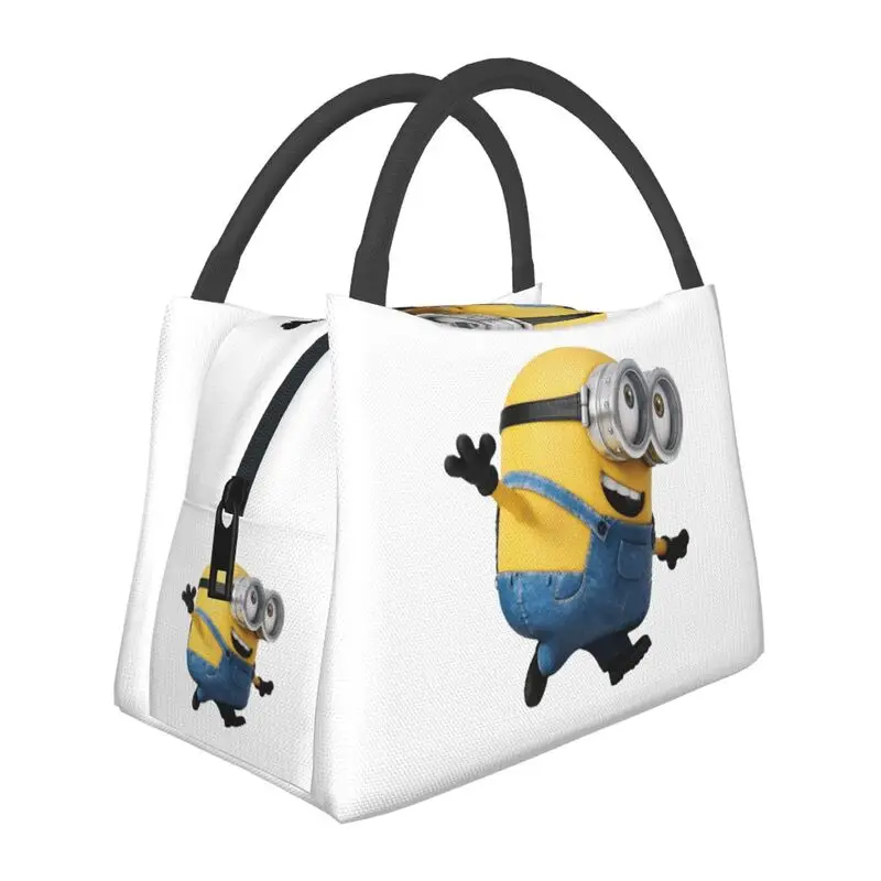 

Animated Comedy Movies Minions Thermal Insulated Lunch Bags Women Resuable Lunch Container for Work Travel Storage Meal Food Box
