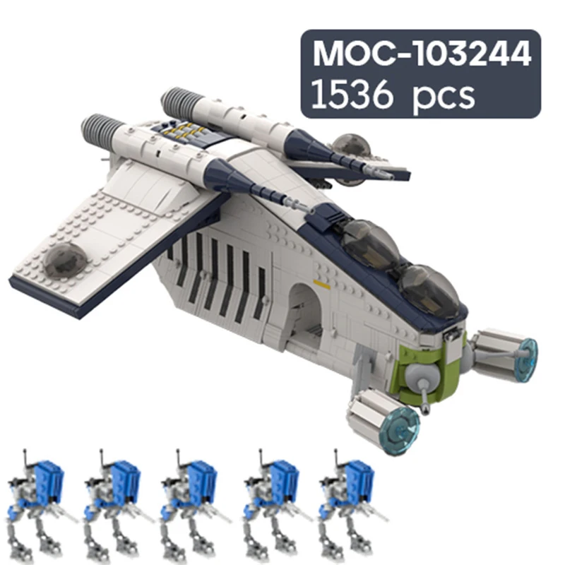 501st Shadow Legion Republic Gunship mod of set LAAT einilinst 10 حربية MOC اللبنات نموذج طائرة لعب للأولاد هدية
