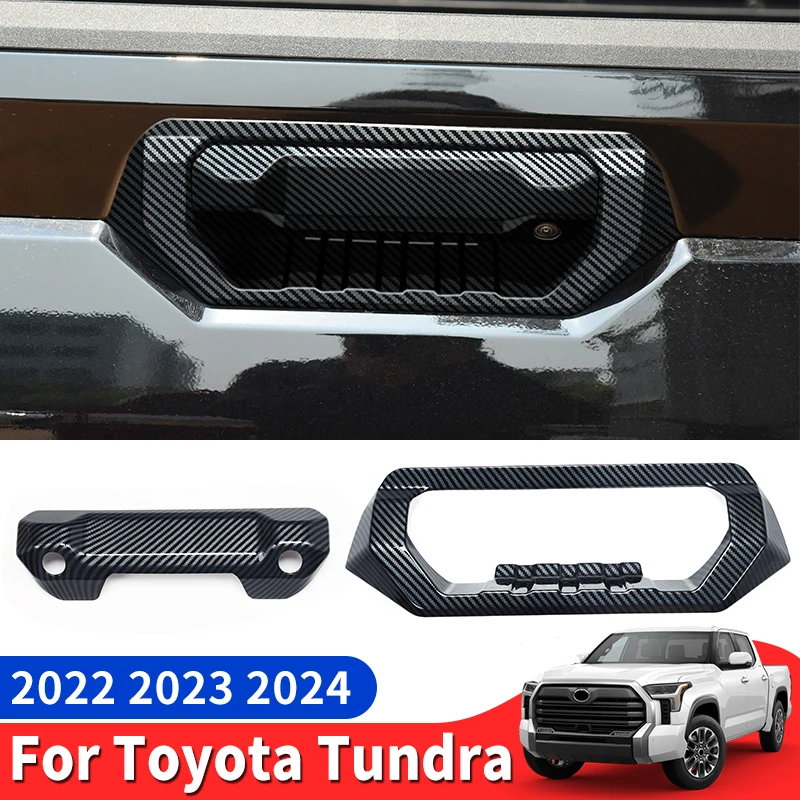 

Trunk Tailgate Door Handle Door Bowl Sticker For 2022 2023 2024 Toyota Tundra Exterior Upgraded Accessories Modification