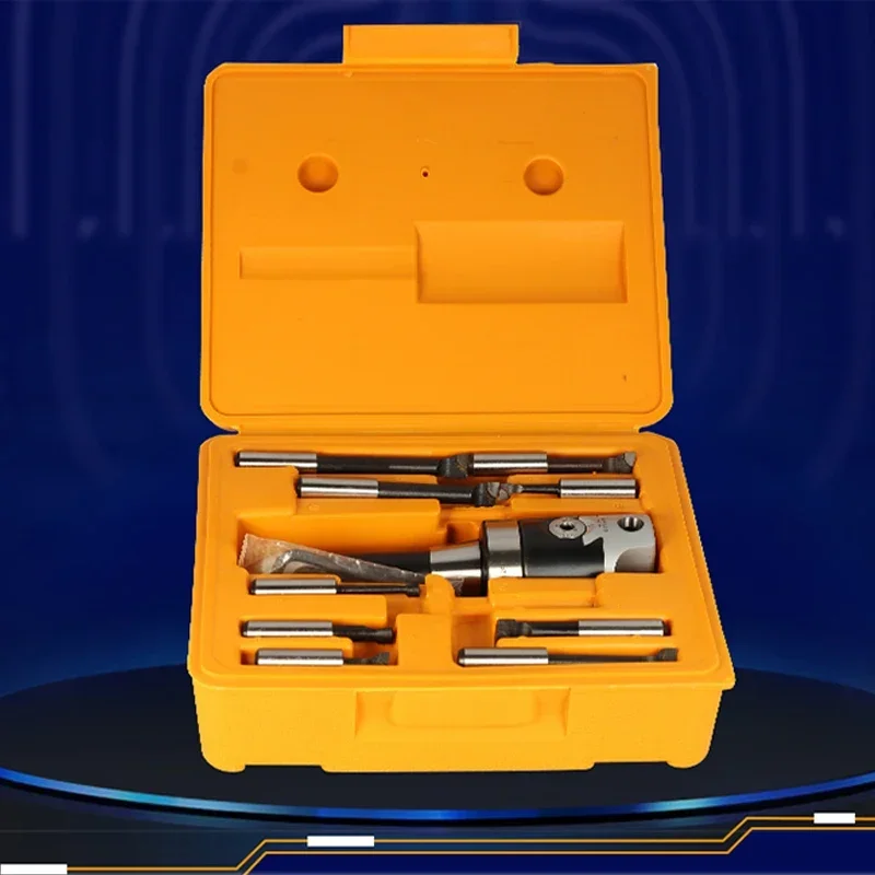 New Small R8 3inch Hole Lining Machine Milling Machine Fine Boring Head Fine Adjustment Fine Boring Tool Set Inner Hole Boring