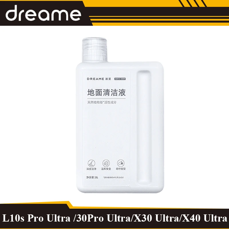 Original Dreame Cleaning solution 1L L10s Pro Ultra /30Pro Ultra/X30 Ultra/X40 Ultra Complete Cleaning Fluid Accessories