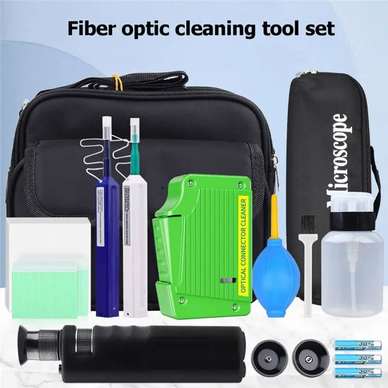 B49C Cleaning Tools For Fiber Optic End Faces- Fiber Optic End Face Cleaner Cleaning Kit For SC/FC/ST/LC Inspections