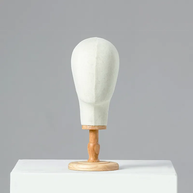 Mannequin Head Hat Holder Wig Stand Display Model for Jewelry Caps Desktop Dummy Head Form for Store Showcase Home