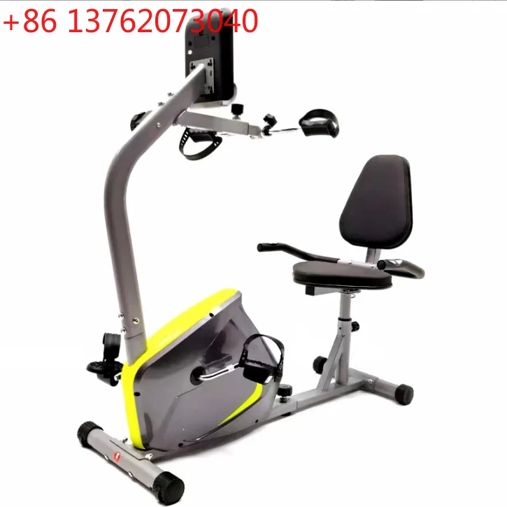

Horizontal exercise bike Home spinning bicycle Indoor silent elderly dual-purpose upper and lower limb rehabilitation training