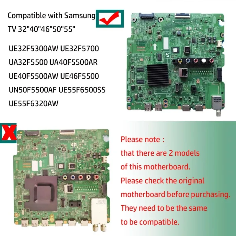 BN41-01958A BN41-01958B Tablero Principal Compatible Samsung TV UE46F5500 UE32F5300AW 5700 UA40F5500 UA32F5500 UN50F5500AF UE40F5500AW