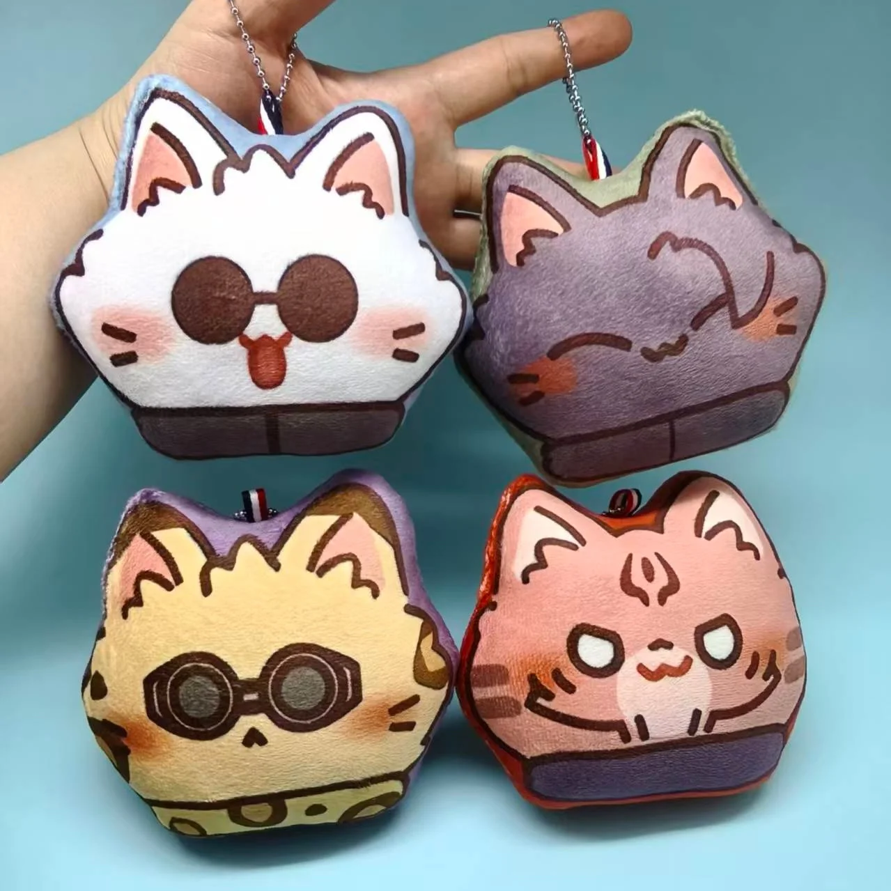 Jujutsu Kaisen JJK Plush Keychain Gojo Geto Nanami Sukuna Cute Soft Soft Stuffed Doll Bag Pendant Decor Anime Cosplay Fans Gift