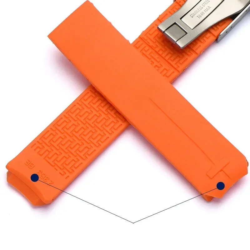 20mm 21mm Rubber silicone strap For Tissot 1853 Tengzhi T-Touch original T013 watch band T047T081T33 watchbands