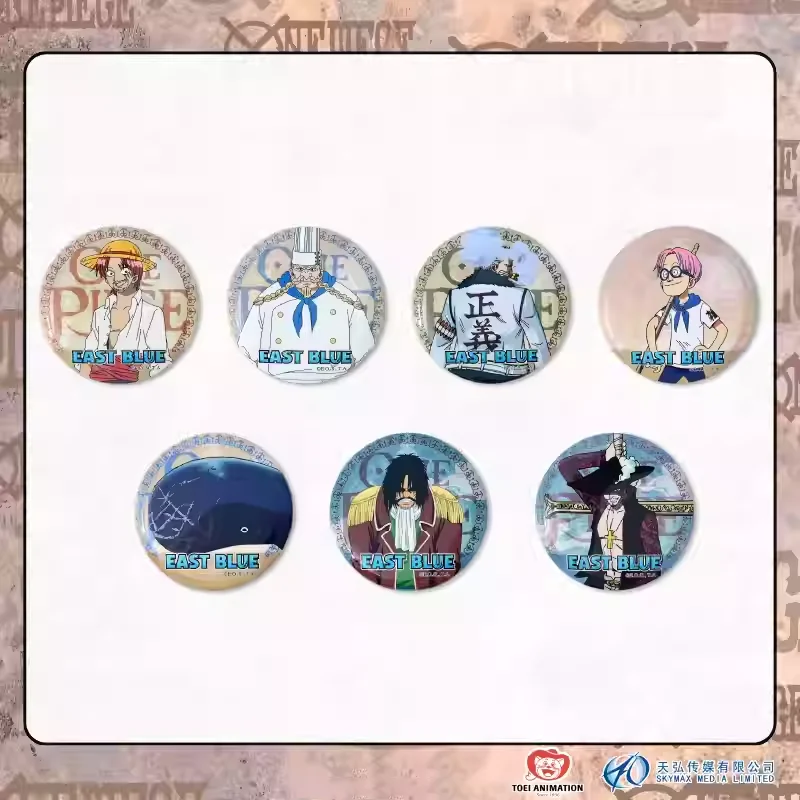 1 unidad Oficial de One Piece 1.ª Serie: Caja Sorpresa con Insignia del Arco Azul del Este con Variante Oculta |   Artículo Coleccionable de Anime |   Excelente Idea de Regalo