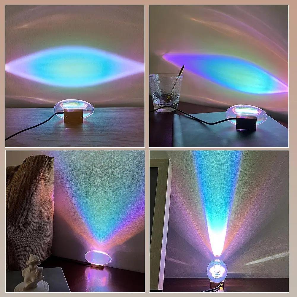 

Italian Designer Desk Lamp Angel Eye LED Egg Lamp Interior Atmosphere Living Projector Light Decoration Room Crystal Lamp D B1Z9