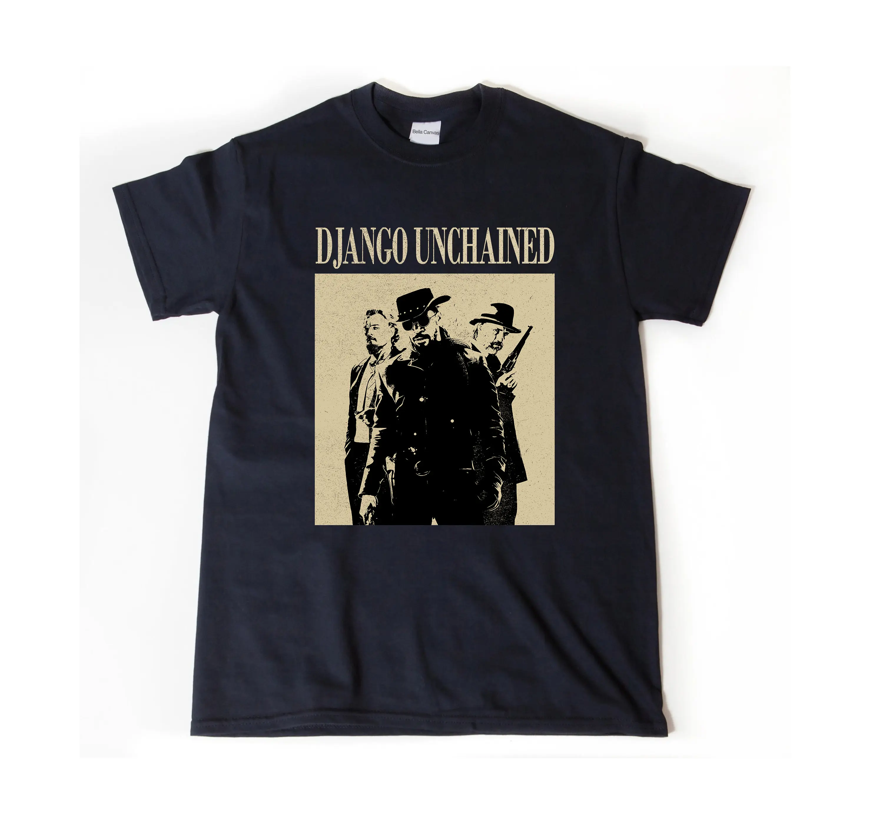 Django Unchained T Shirt Movie Vintage Midcentury Retro