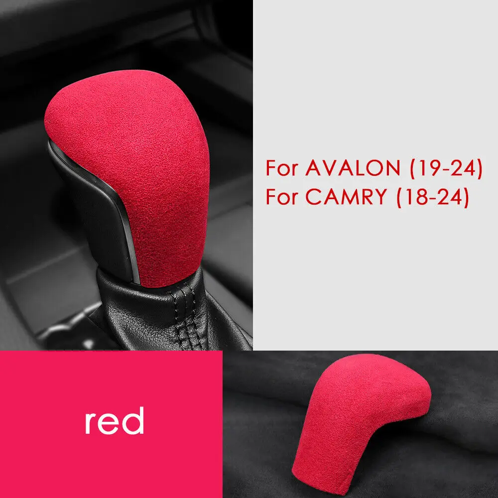 

Car Interior Suede Gear Shift Knob Cover For Toyota Camry Avalon Corolla Levin Decal Sticker