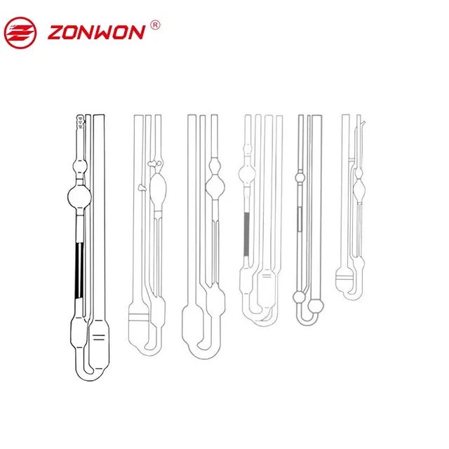 ZONWON D446 Standard Viscosimetro Laboratory Equipment Cannon Fenske Routine Viscometer