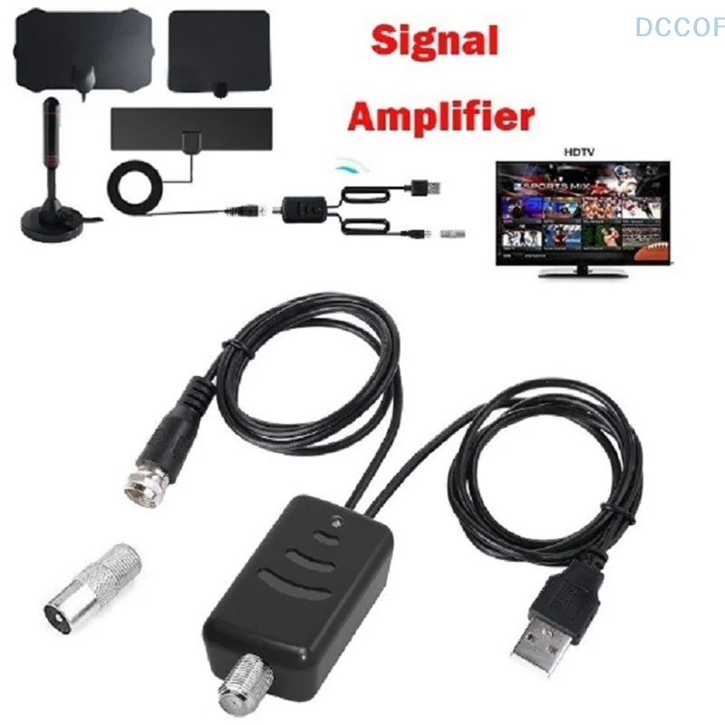 Digital TV Antenna Amplifier Signal Enhancer 4K UHD High-definition TV Antenna Signal Receiver TV Antenna Signal Enhancer