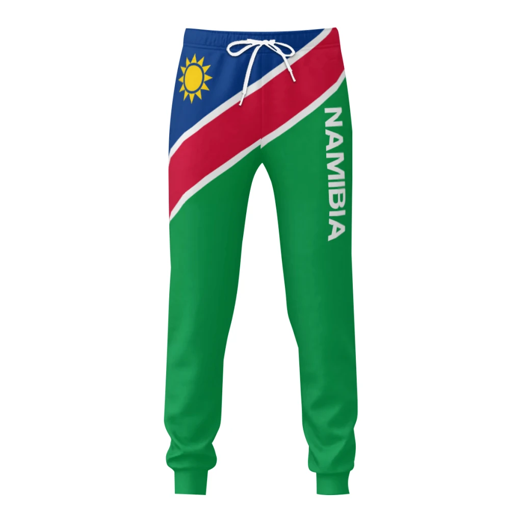 Mens Sweatpants Namibia Flag Pants with Pockets Joggers Soccer Football Multifunction Sports Sweat With Drawstring