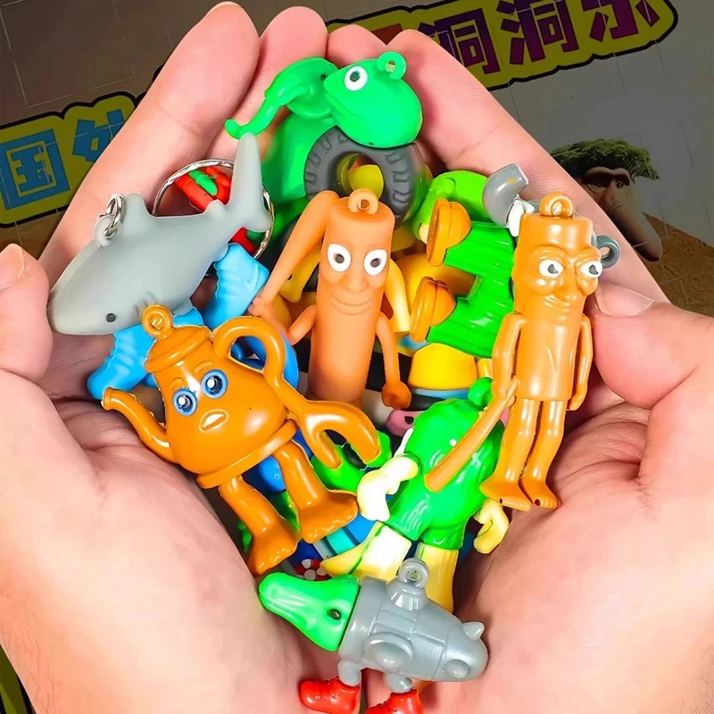 12 กริดอิตาเลี่ยน Brainrot กล่องตาบอด Tung Tung Tung Sahur Tralalero Tralala ตุ๊กตาจี้ Mystery กล่องของเล่นเด็กของขวัญ