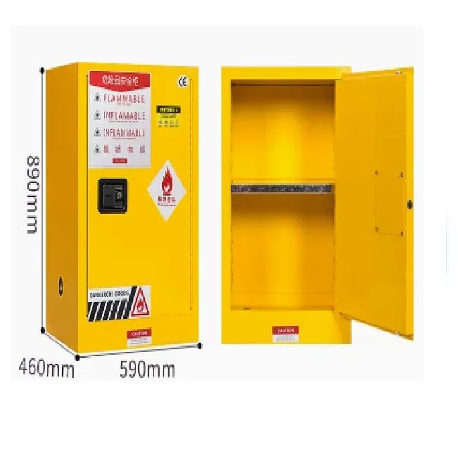 

Dangerous chemical storage cabinet industrial chemical safety cabinet 12 gallons of flammable fire-proof box