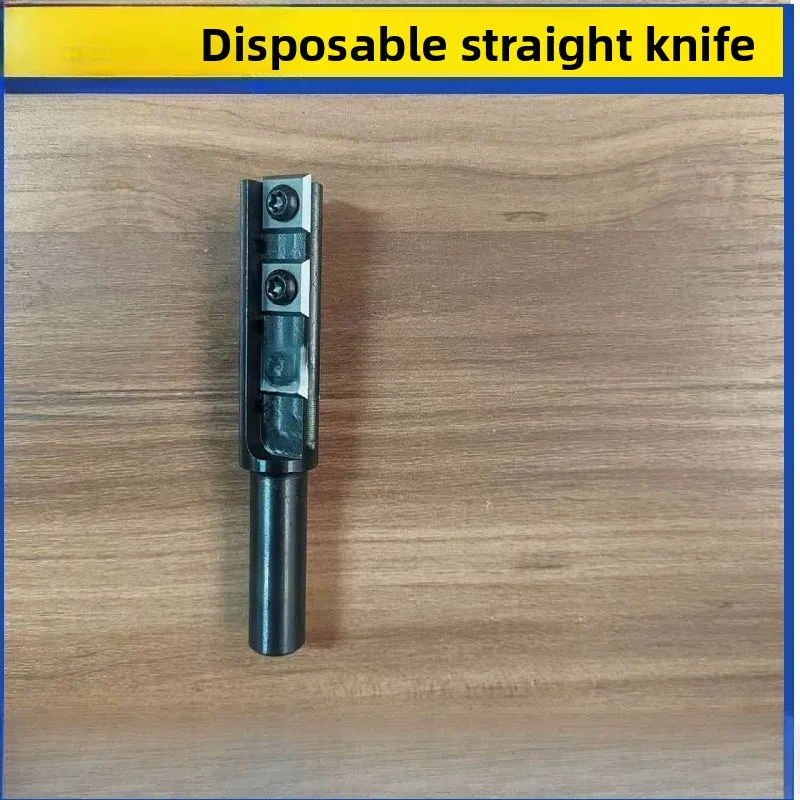 

Disposable 2-Flute Trimmer Bit | Premium Woodworking Router Bit & Straight Bit | Woodworking Tool with Removable Inserts