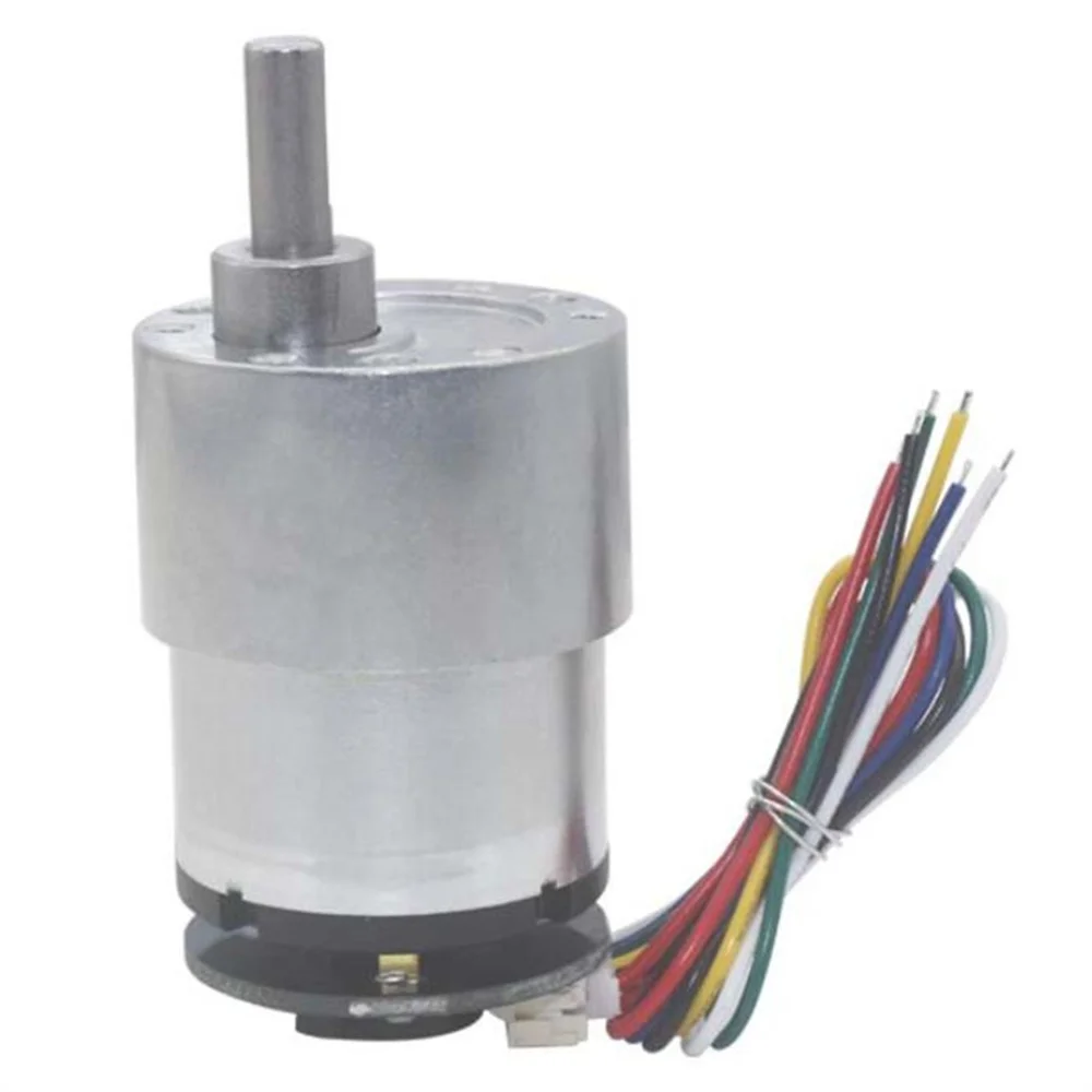 JGB37 520B Encoder Gear Motor DC 6V 12V High Torque Forward And Reverse Hall Encoder Electric Micro Metal Gear Reduction Motor