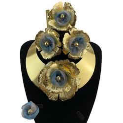 Brazilian Jewelry Sets High Quality Handmade Jewelry for Women Wedding Bridal Party FHK20647