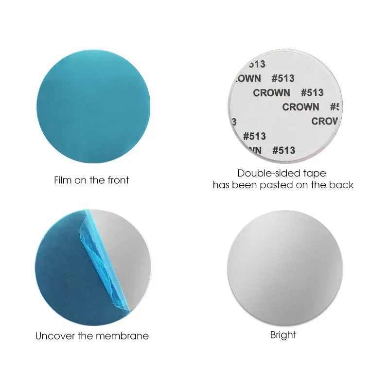 1-5pcs Ultra-thin Magnetic Metal Plate Disk Phone Car Holder Stickers Magnetic Patch Sticker for Tablet Mobile Phone Stand Mount