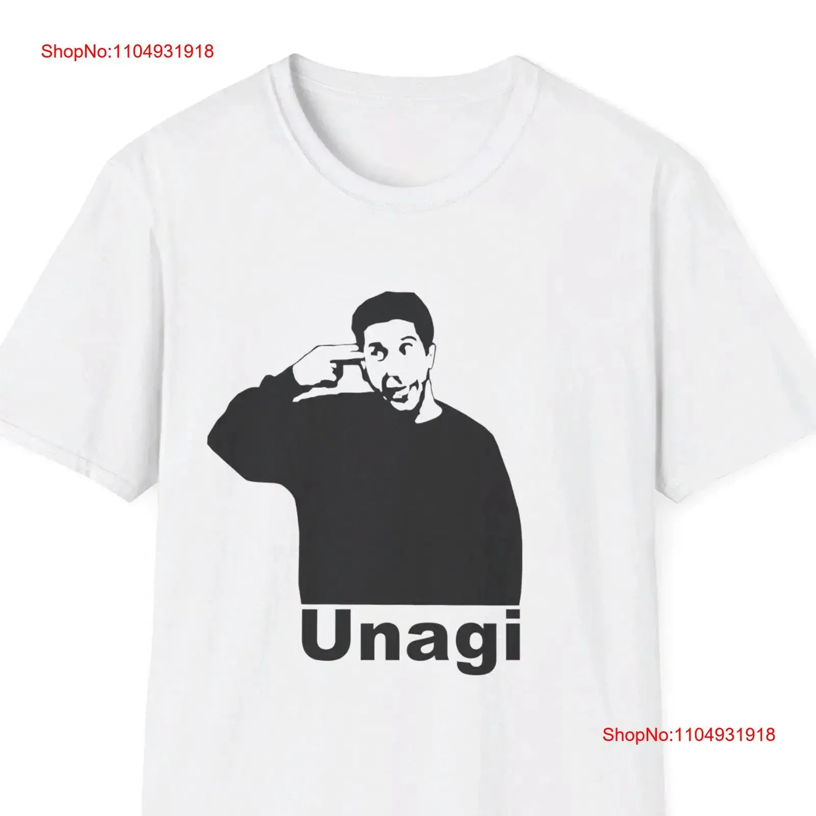 تي شيرت Friends Unagi Ross Geller TV عتيق مغسول للجنسين ناعم ومسامي ومتعدد الاستخدامات ومصمم ملابس عصرية #1