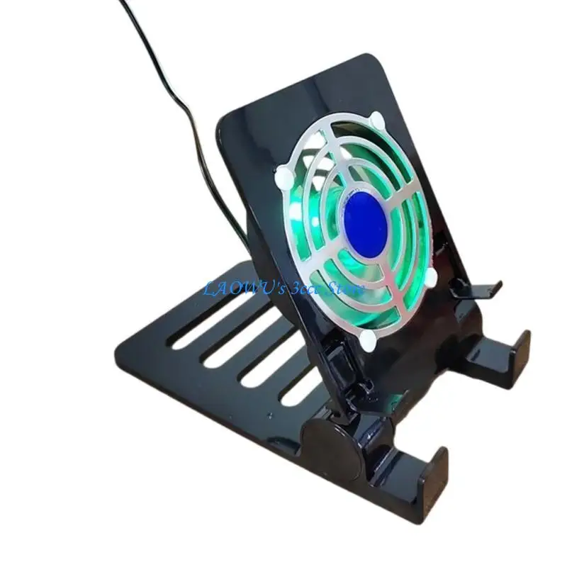 

Y8AD Foldable Holder With Builtin Quiet Cooling Fan, USB Power Gaming Radiator Suitable For Smartphone Tablet