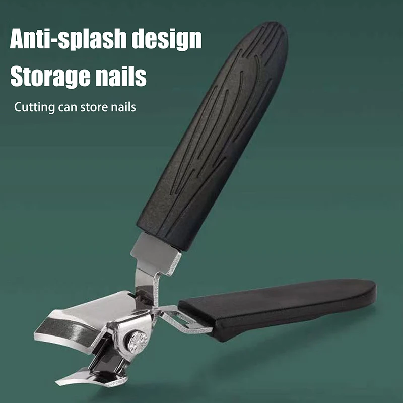المهنية سوبر حادة مائلة مسمار كليبرز افتتاح مكافحة سبلاش مسمار المقص الفولاذ المقاوم للصدأ أظافر كماشة أدوات مانيكير