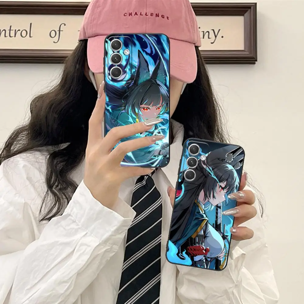 

Чехол для телефона Zenless Zone Zero Hoshimi Miyabi для Samsung Galaxy S25 S24 S23 S22 S21 S20 Note20 Plus FE Ultra Color Protective