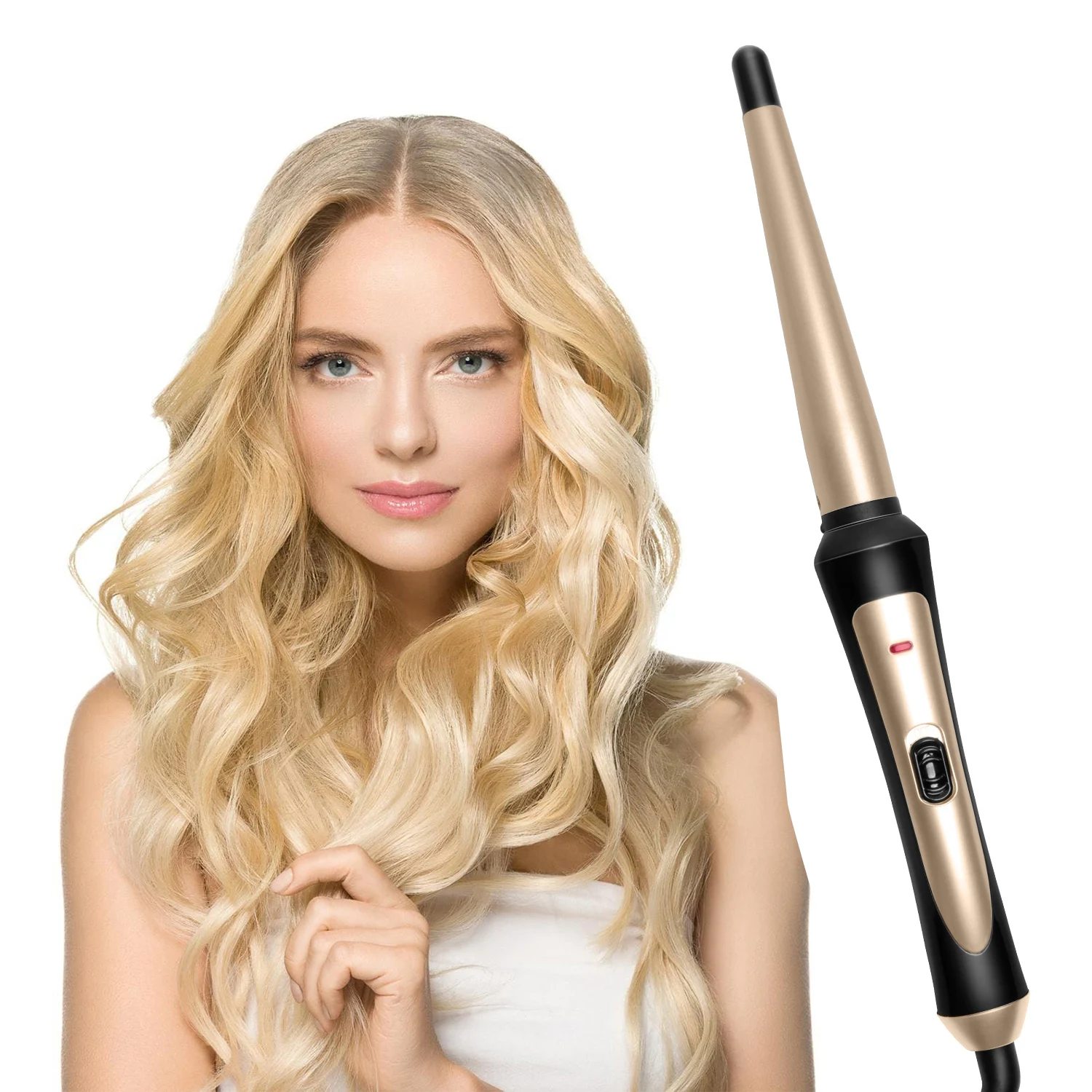 Taper Curling Iron Hair Curlers Ceramic Taper Curler Cone Wand Rollers  Curly Hair Care Styling Tools