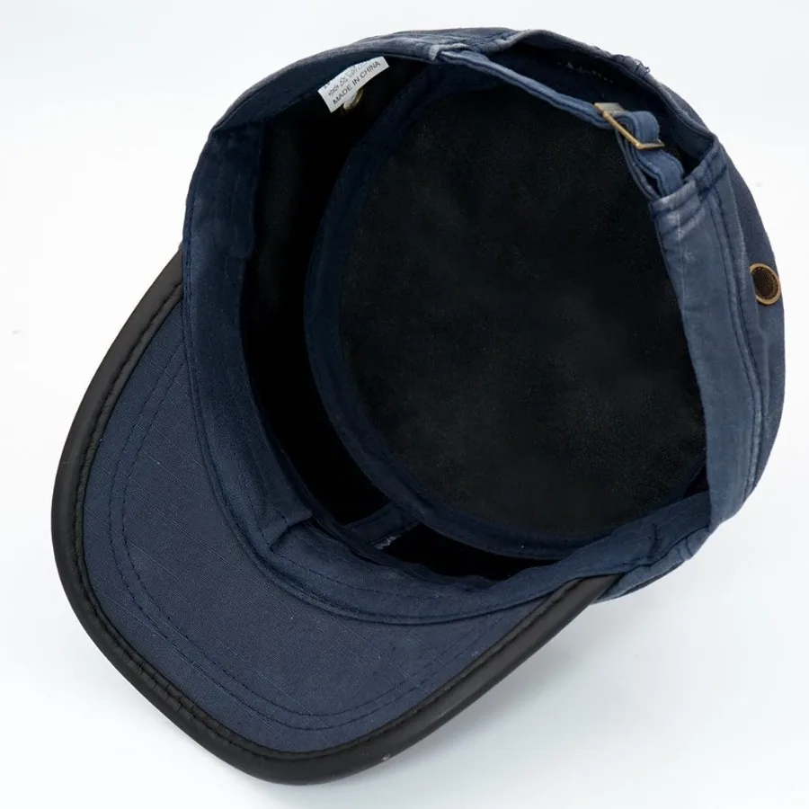 قبعة كاديت للجيش مكونة من قطعتين قبعة مسطحة للجنسين قبعة عسكرية للنساء والرجال #5