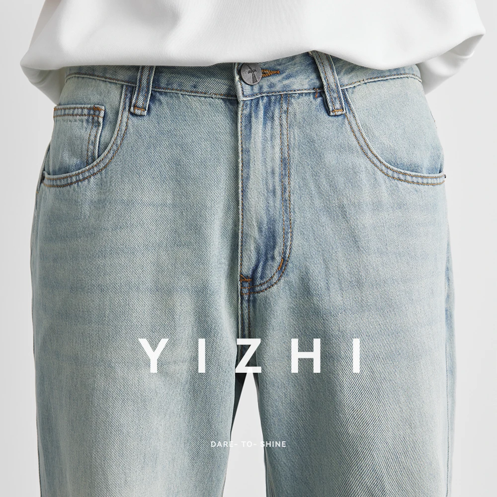 Lyocell Straight Jeans Summer 2025 New Thin Retro Loose Casual Fashion Wide Pants Straight Pants Large Size Jeans 25-36 - Image 4